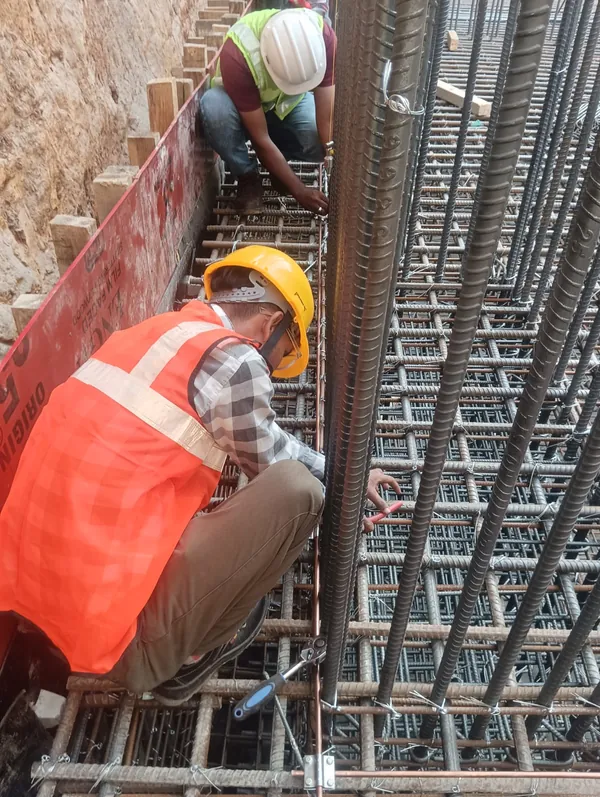 Lightning protection installation work by Krish Techno Technical Services