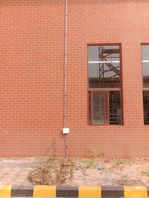 Lightning protection installation work by Krish Techno Technical Services